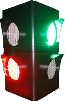 DOUBLE FACE TRAFFIC LIGHT